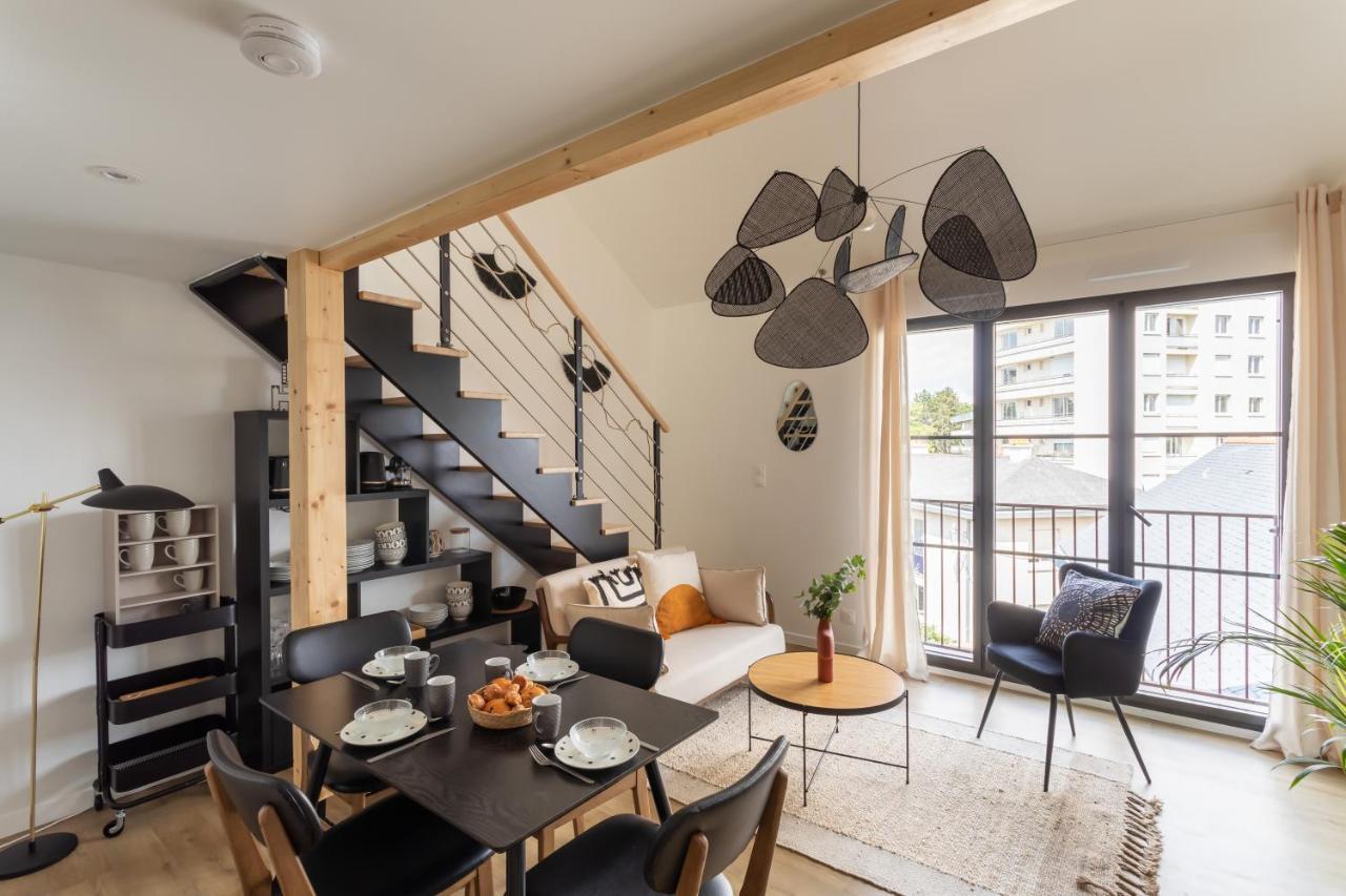 Le Saint Martin Bis - Bel Appartement Moderne Et Confortable Rennes Extérieur photo